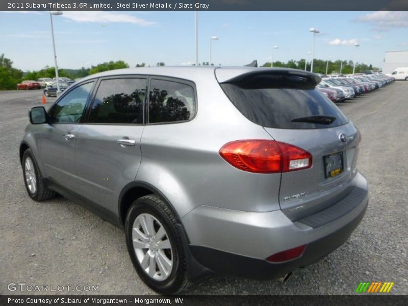 Steel Silver Metallic / Slate Gray 2011 Subaru Tribeca 3.6R Limited