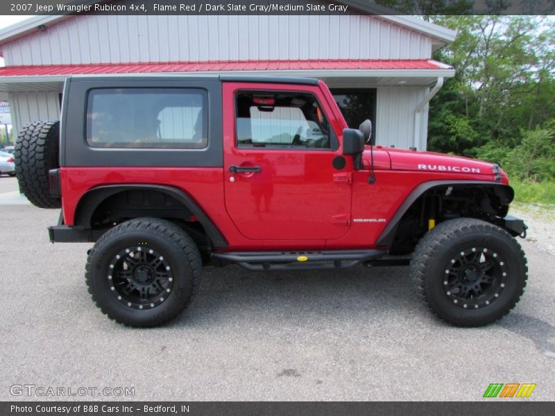 Flame Red / Dark Slate Gray/Medium Slate Gray 2007 Jeep Wrangler Rubicon 4x4