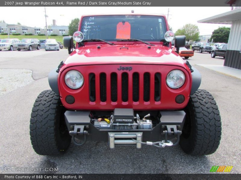 Flame Red / Dark Slate Gray/Medium Slate Gray 2007 Jeep Wrangler Rubicon 4x4