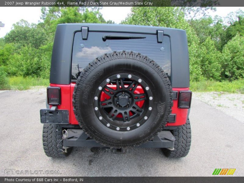 Flame Red / Dark Slate Gray/Medium Slate Gray 2007 Jeep Wrangler Rubicon 4x4