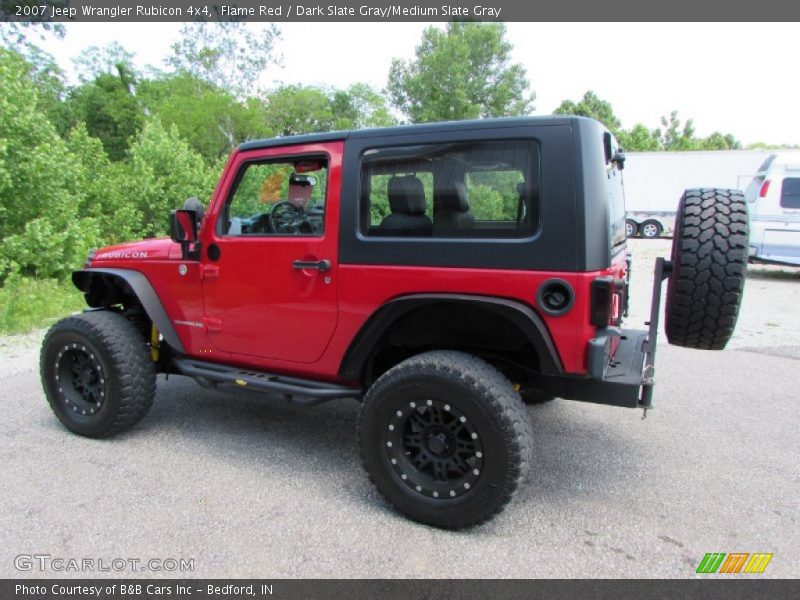 Flame Red / Dark Slate Gray/Medium Slate Gray 2007 Jeep Wrangler Rubicon 4x4
