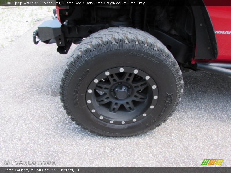 Flame Red / Dark Slate Gray/Medium Slate Gray 2007 Jeep Wrangler Rubicon 4x4