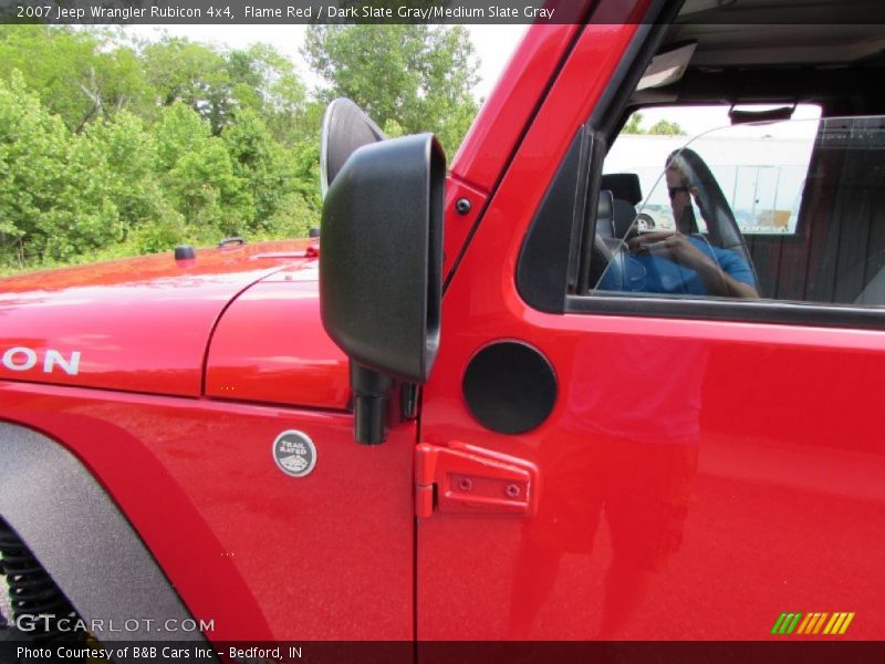 Flame Red / Dark Slate Gray/Medium Slate Gray 2007 Jeep Wrangler Rubicon 4x4