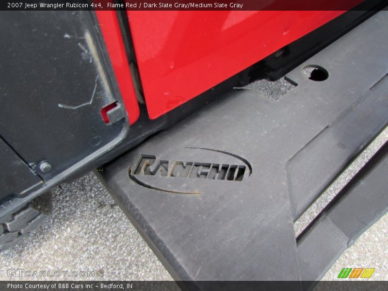 Flame Red / Dark Slate Gray/Medium Slate Gray 2007 Jeep Wrangler Rubicon 4x4