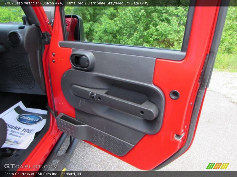 Flame Red / Dark Slate Gray/Medium Slate Gray 2007 Jeep Wrangler Rubicon 4x4