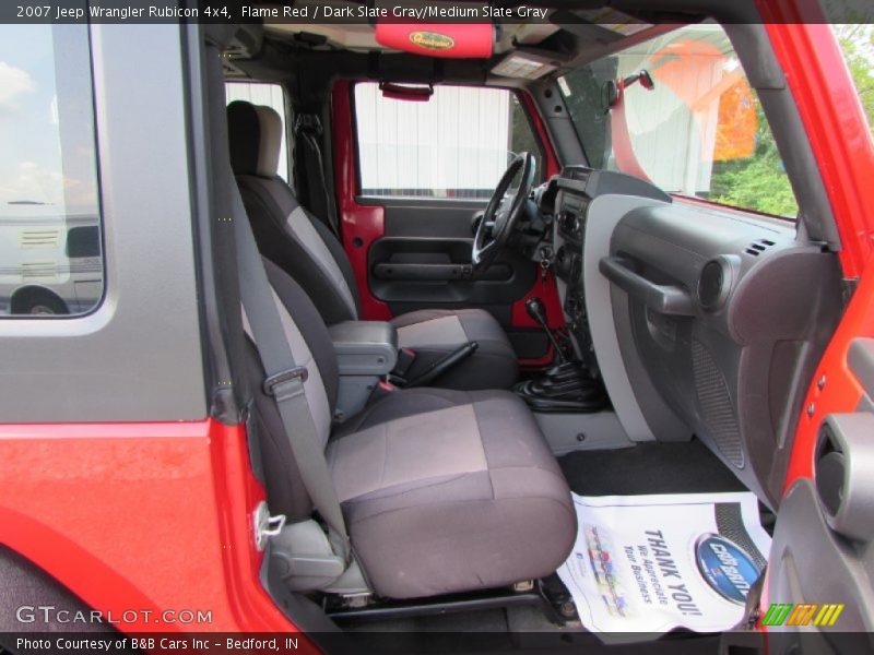 Flame Red / Dark Slate Gray/Medium Slate Gray 2007 Jeep Wrangler Rubicon 4x4