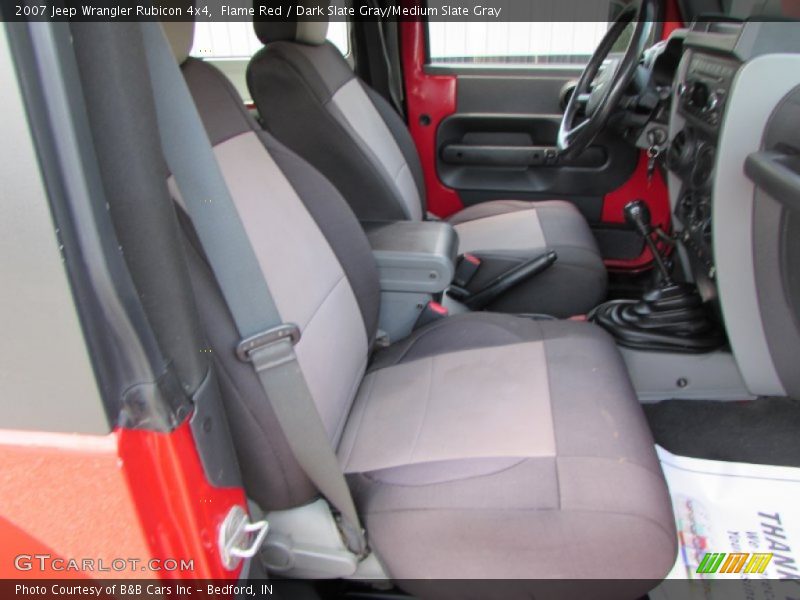 Flame Red / Dark Slate Gray/Medium Slate Gray 2007 Jeep Wrangler Rubicon 4x4
