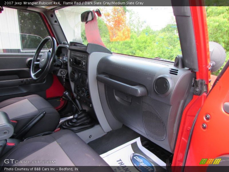 Flame Red / Dark Slate Gray/Medium Slate Gray 2007 Jeep Wrangler Rubicon 4x4