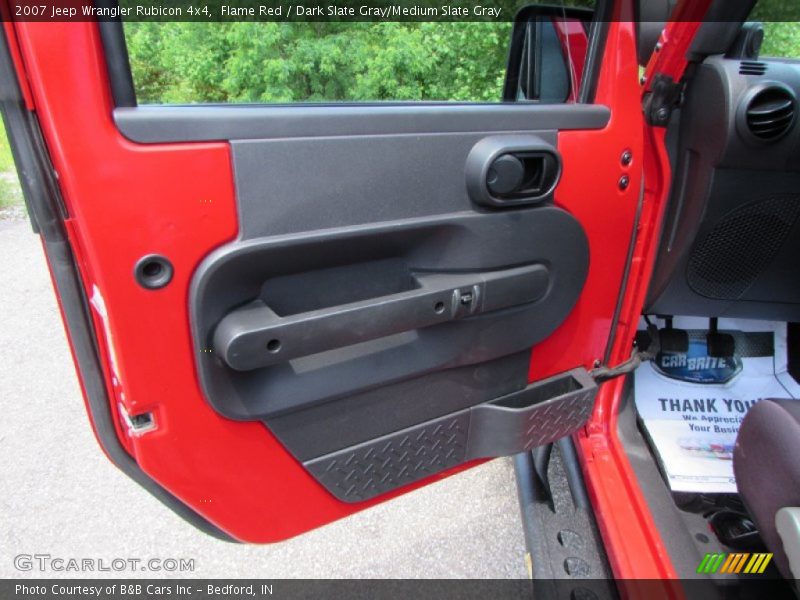 Flame Red / Dark Slate Gray/Medium Slate Gray 2007 Jeep Wrangler Rubicon 4x4