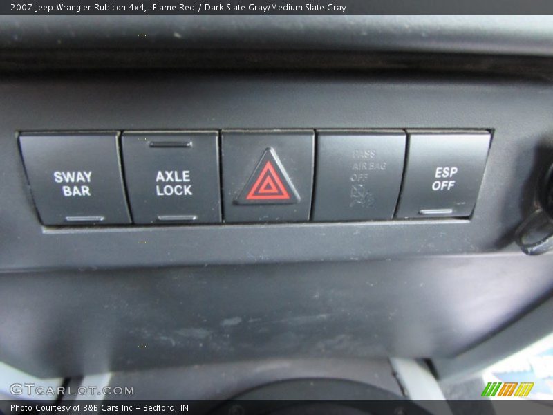 Flame Red / Dark Slate Gray/Medium Slate Gray 2007 Jeep Wrangler Rubicon 4x4