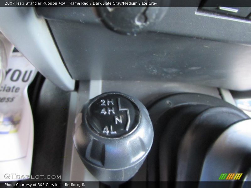 Flame Red / Dark Slate Gray/Medium Slate Gray 2007 Jeep Wrangler Rubicon 4x4