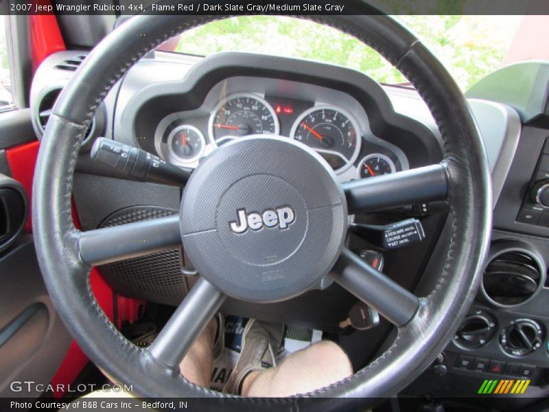 Flame Red / Dark Slate Gray/Medium Slate Gray 2007 Jeep Wrangler Rubicon 4x4