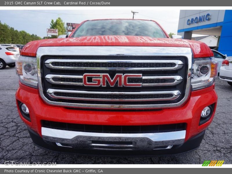 Cardinal Red / Cocoa/Dune 2015 GMC Canyon SLT Crew Cab