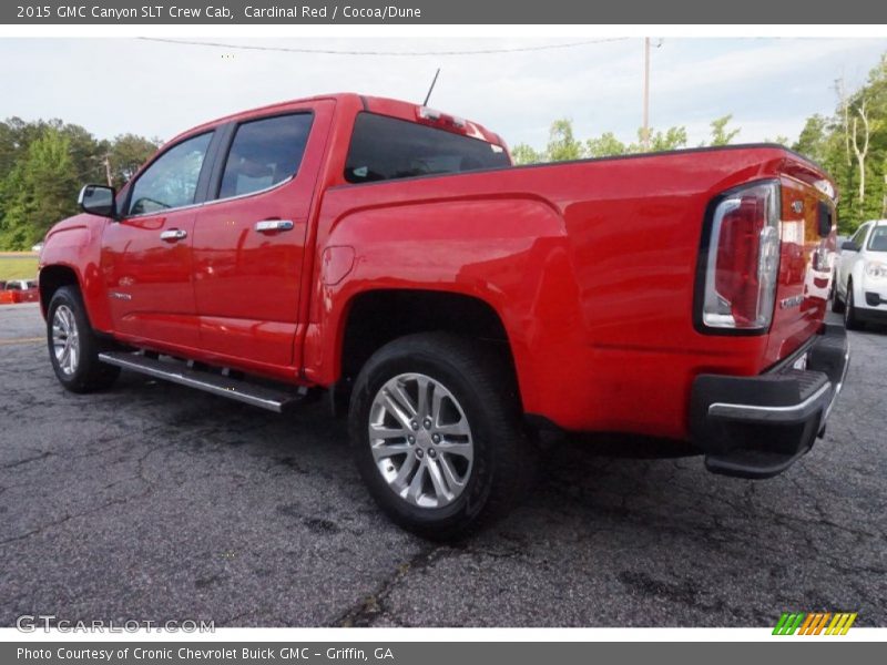 Cardinal Red / Cocoa/Dune 2015 GMC Canyon SLT Crew Cab