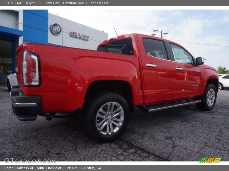 Cardinal Red / Cocoa/Dune 2015 GMC Canyon SLT Crew Cab