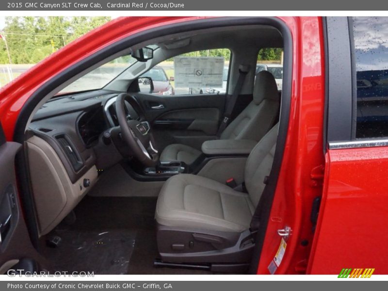 Cardinal Red / Cocoa/Dune 2015 GMC Canyon SLT Crew Cab