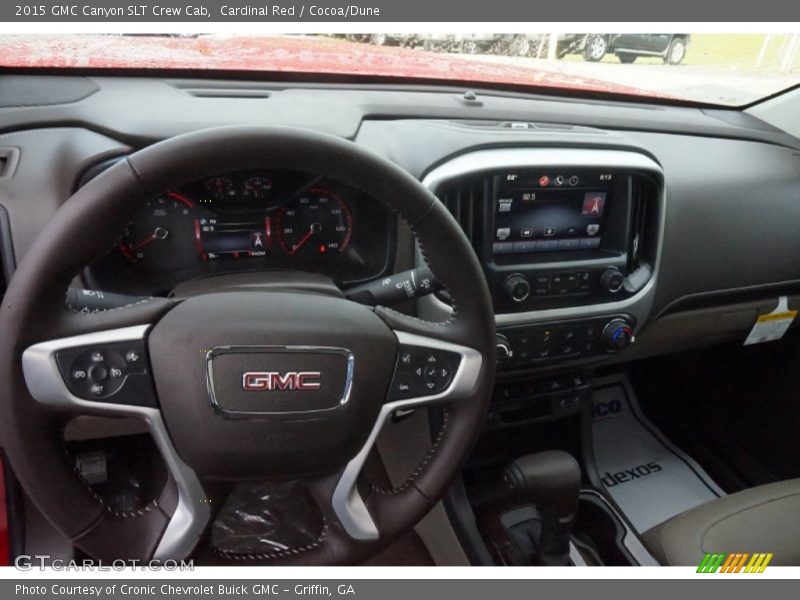 Cardinal Red / Cocoa/Dune 2015 GMC Canyon SLT Crew Cab