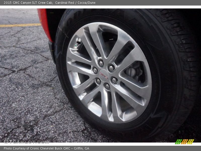 Cardinal Red / Cocoa/Dune 2015 GMC Canyon SLT Crew Cab