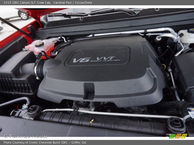 Cardinal Red / Cocoa/Dune 2015 GMC Canyon SLT Crew Cab