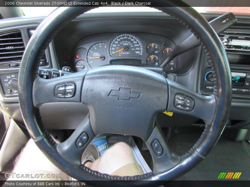 Black / Dark Charcoal 2006 Chevrolet Silverado 2500HD LS Extended Cab 4x4