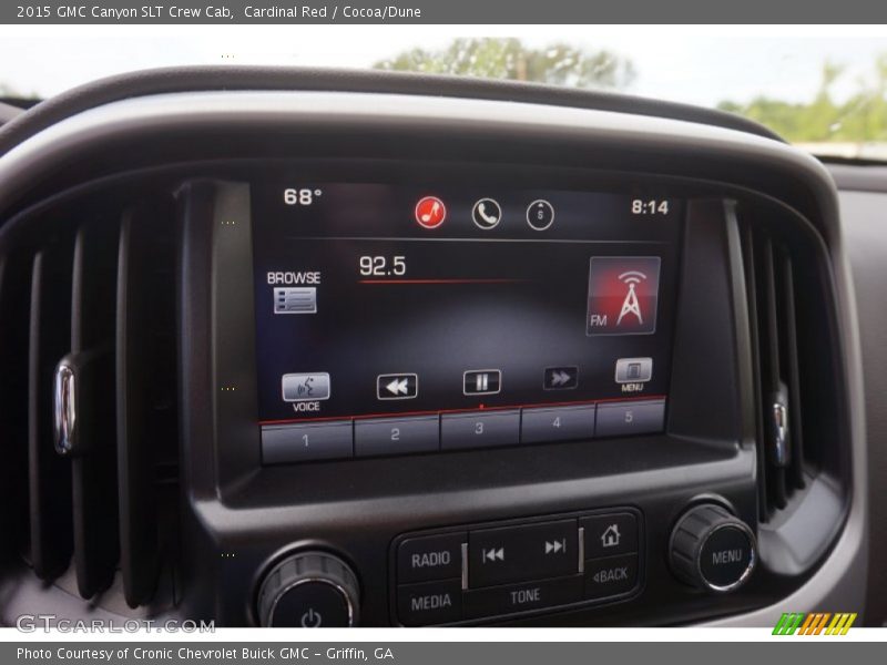 Cardinal Red / Cocoa/Dune 2015 GMC Canyon SLT Crew Cab