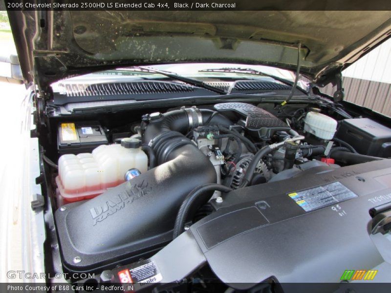 Black / Dark Charcoal 2006 Chevrolet Silverado 2500HD LS Extended Cab 4x4