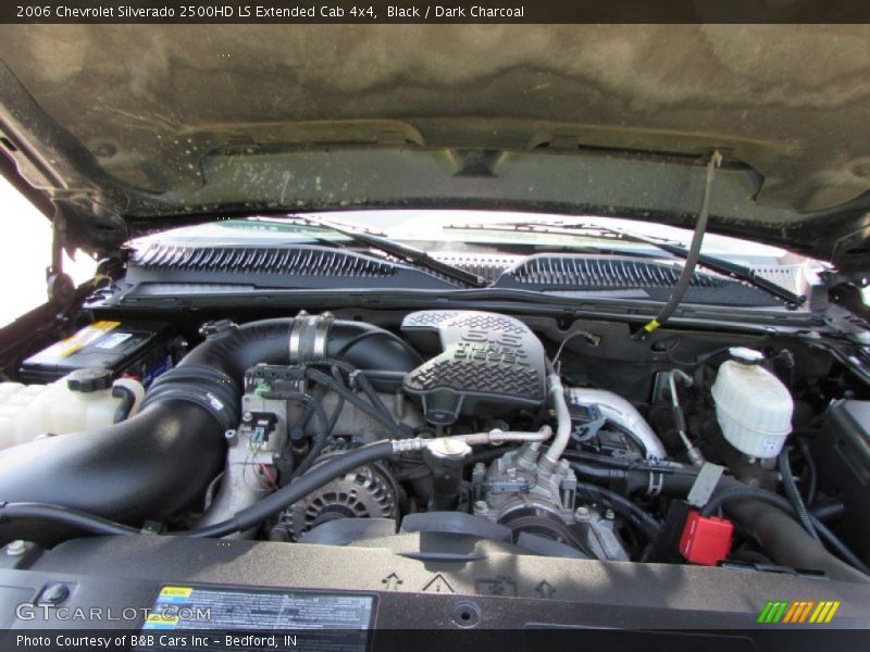 Black / Dark Charcoal 2006 Chevrolet Silverado 2500HD LS Extended Cab 4x4