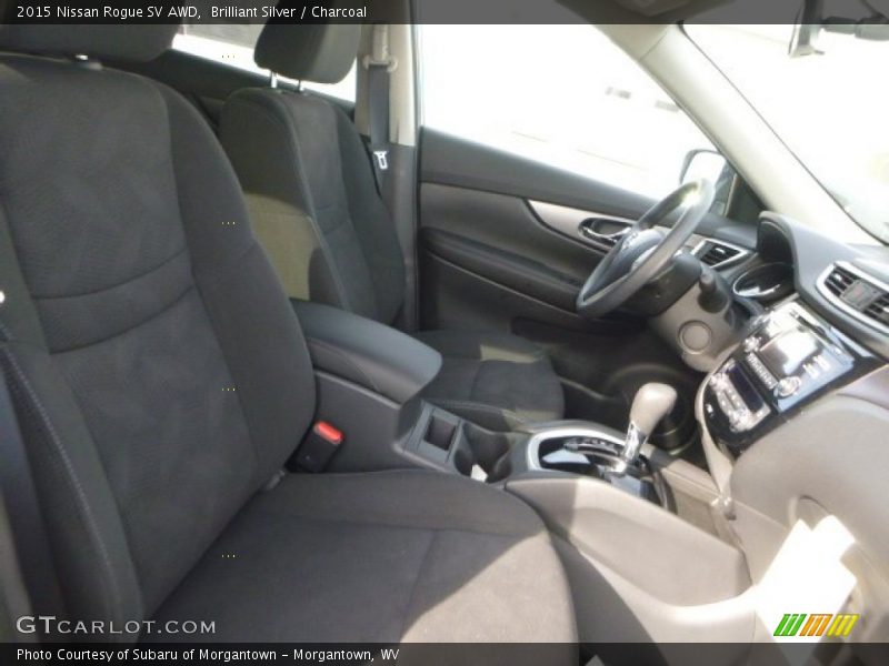 Brilliant Silver / Charcoal 2015 Nissan Rogue SV AWD