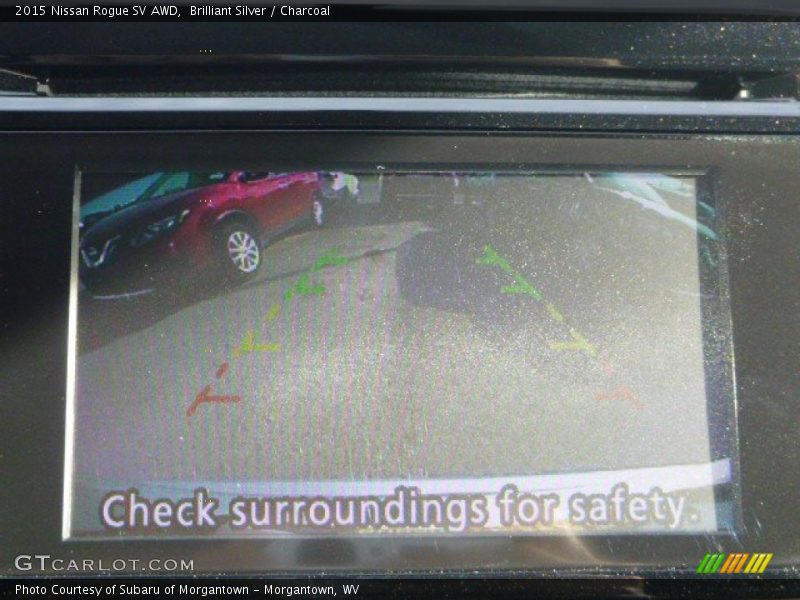 Brilliant Silver / Charcoal 2015 Nissan Rogue SV AWD