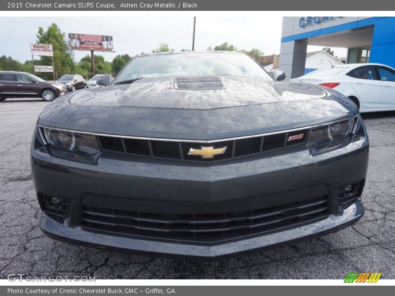 Ashen Gray Metallic / Black 2015 Chevrolet Camaro SS/RS Coupe