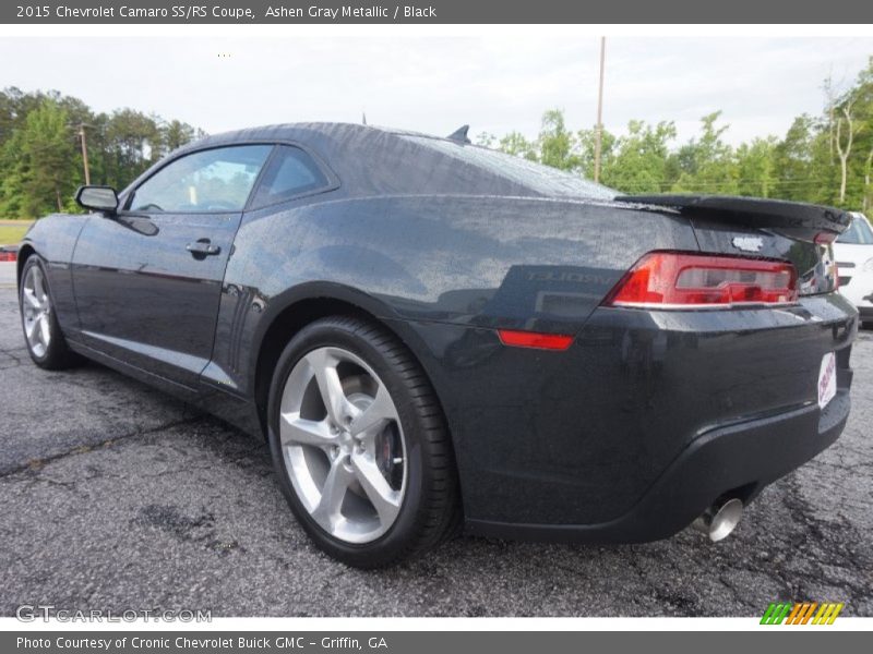 Ashen Gray Metallic / Black 2015 Chevrolet Camaro SS/RS Coupe