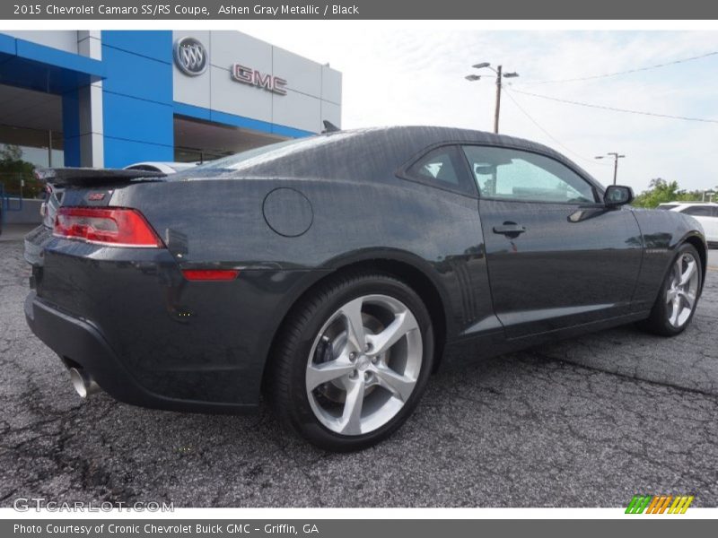 Ashen Gray Metallic / Black 2015 Chevrolet Camaro SS/RS Coupe