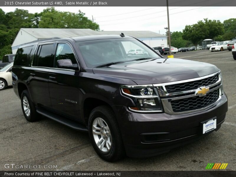 Sable Metallic / Jet Black 2015 Chevrolet Suburban LS 4WD