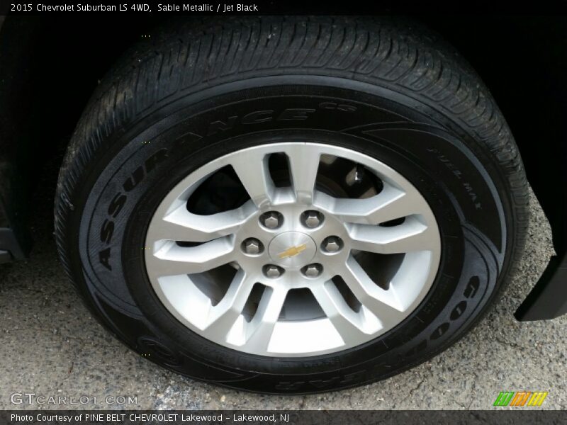 Sable Metallic / Jet Black 2015 Chevrolet Suburban LS 4WD