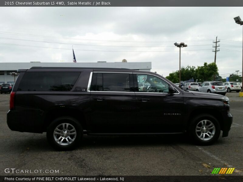 Sable Metallic / Jet Black 2015 Chevrolet Suburban LS 4WD