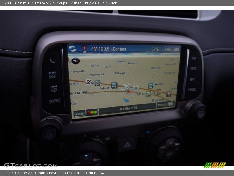 Ashen Gray Metallic / Black 2015 Chevrolet Camaro SS/RS Coupe