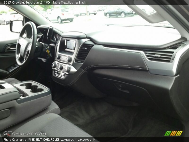 Sable Metallic / Jet Black 2015 Chevrolet Suburban LS 4WD