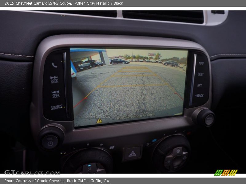 Ashen Gray Metallic / Black 2015 Chevrolet Camaro SS/RS Coupe