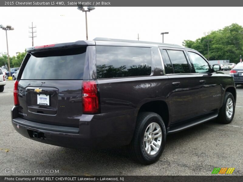 Sable Metallic / Jet Black 2015 Chevrolet Suburban LS 4WD