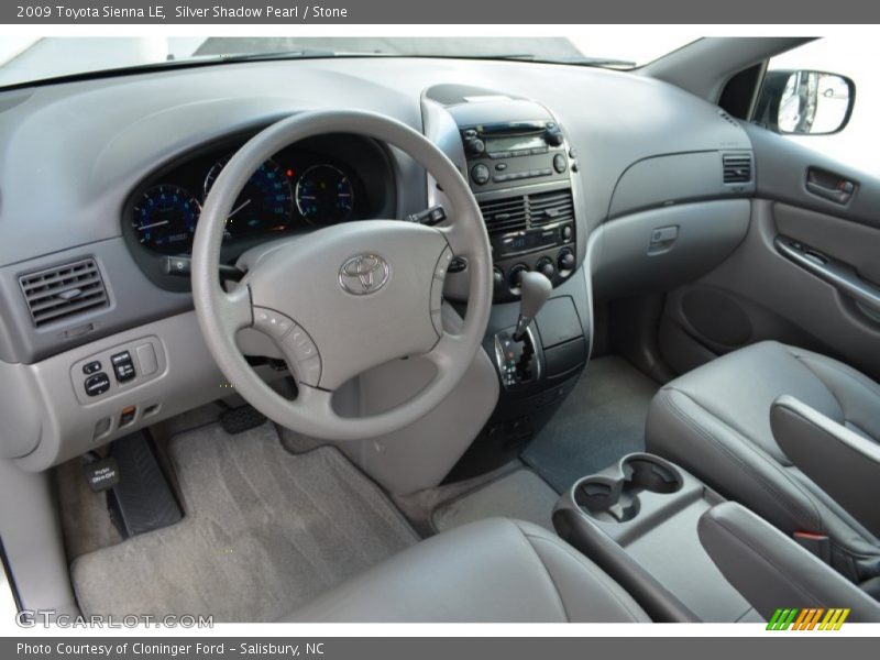 Silver Shadow Pearl / Stone 2009 Toyota Sienna LE
