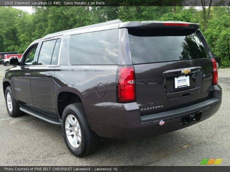 Sable Metallic / Jet Black 2015 Chevrolet Suburban LS 4WD