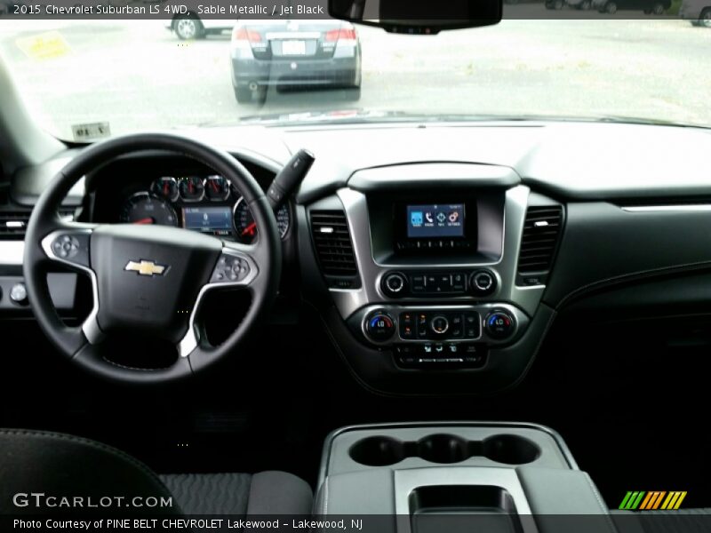 Sable Metallic / Jet Black 2015 Chevrolet Suburban LS 4WD