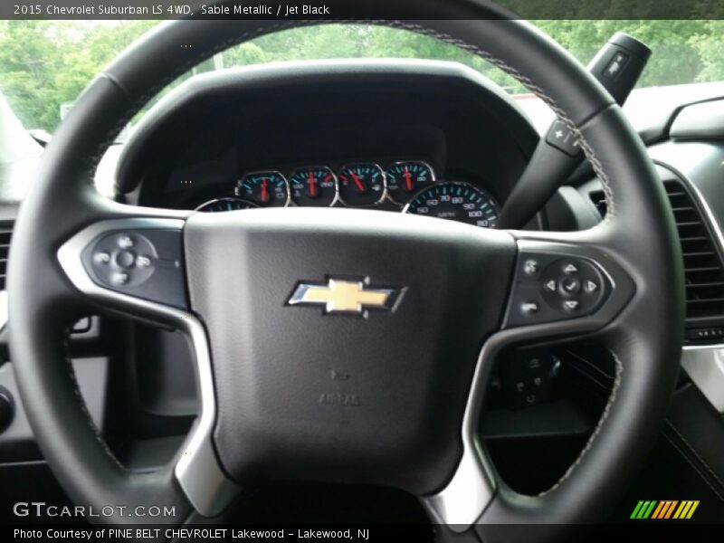 Sable Metallic / Jet Black 2015 Chevrolet Suburban LS 4WD