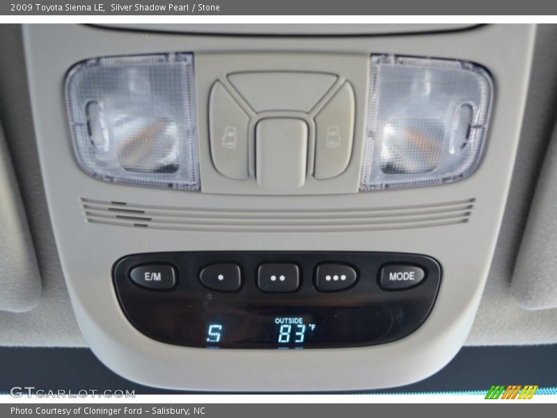 Silver Shadow Pearl / Stone 2009 Toyota Sienna LE