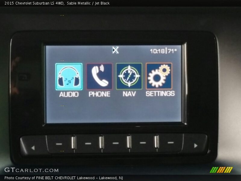 Sable Metallic / Jet Black 2015 Chevrolet Suburban LS 4WD