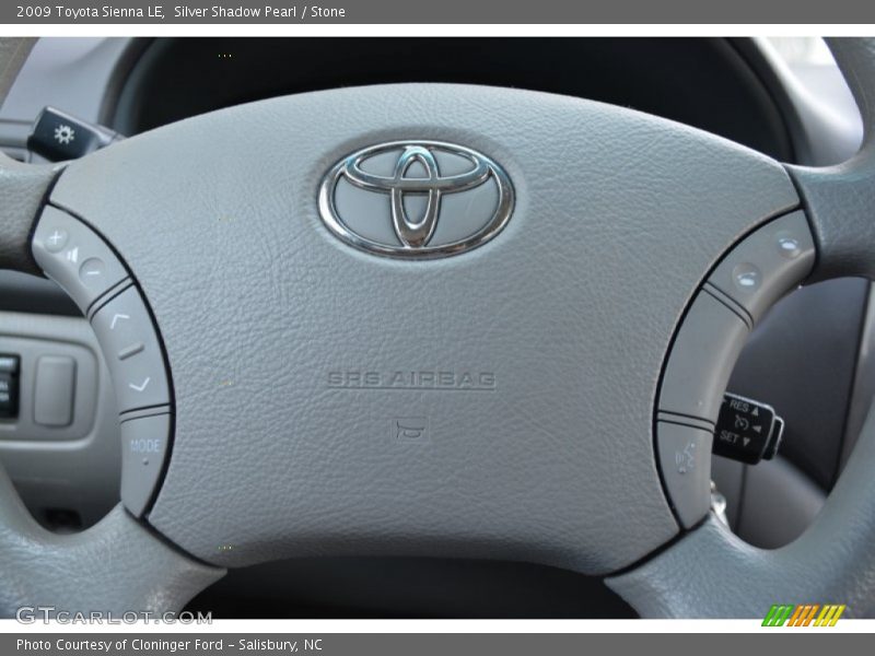 Silver Shadow Pearl / Stone 2009 Toyota Sienna LE