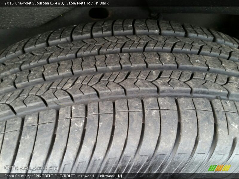 Sable Metallic / Jet Black 2015 Chevrolet Suburban LS 4WD