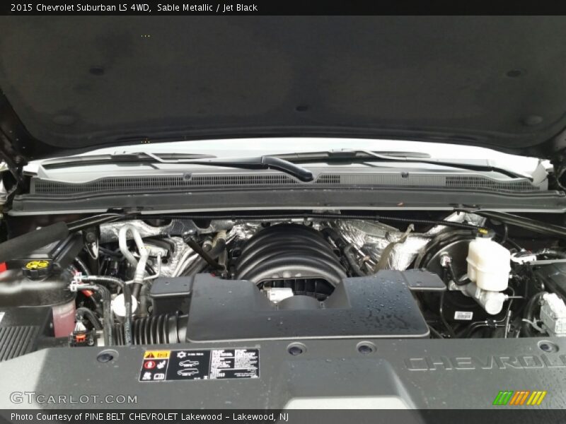 Sable Metallic / Jet Black 2015 Chevrolet Suburban LS 4WD