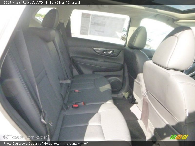 Brilliant Silver / Charcoal 2015 Nissan Rogue SL AWD