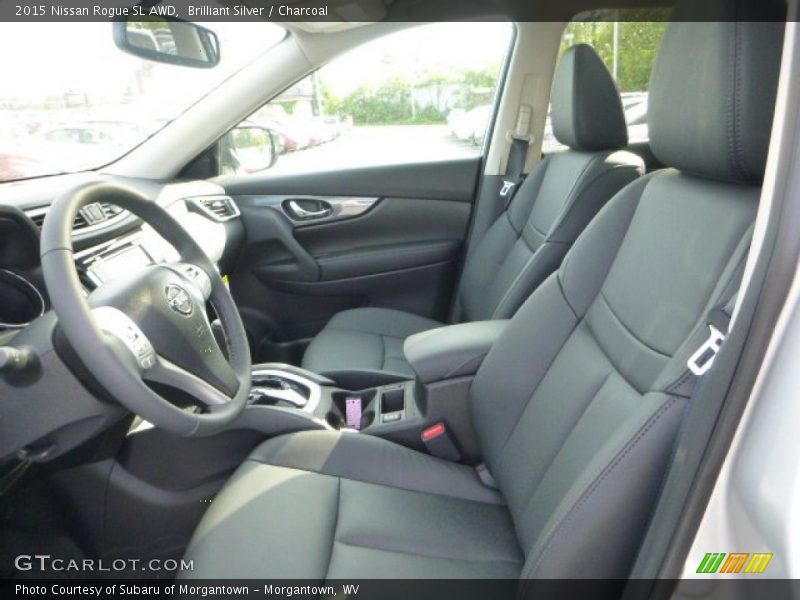 Brilliant Silver / Charcoal 2015 Nissan Rogue SL AWD